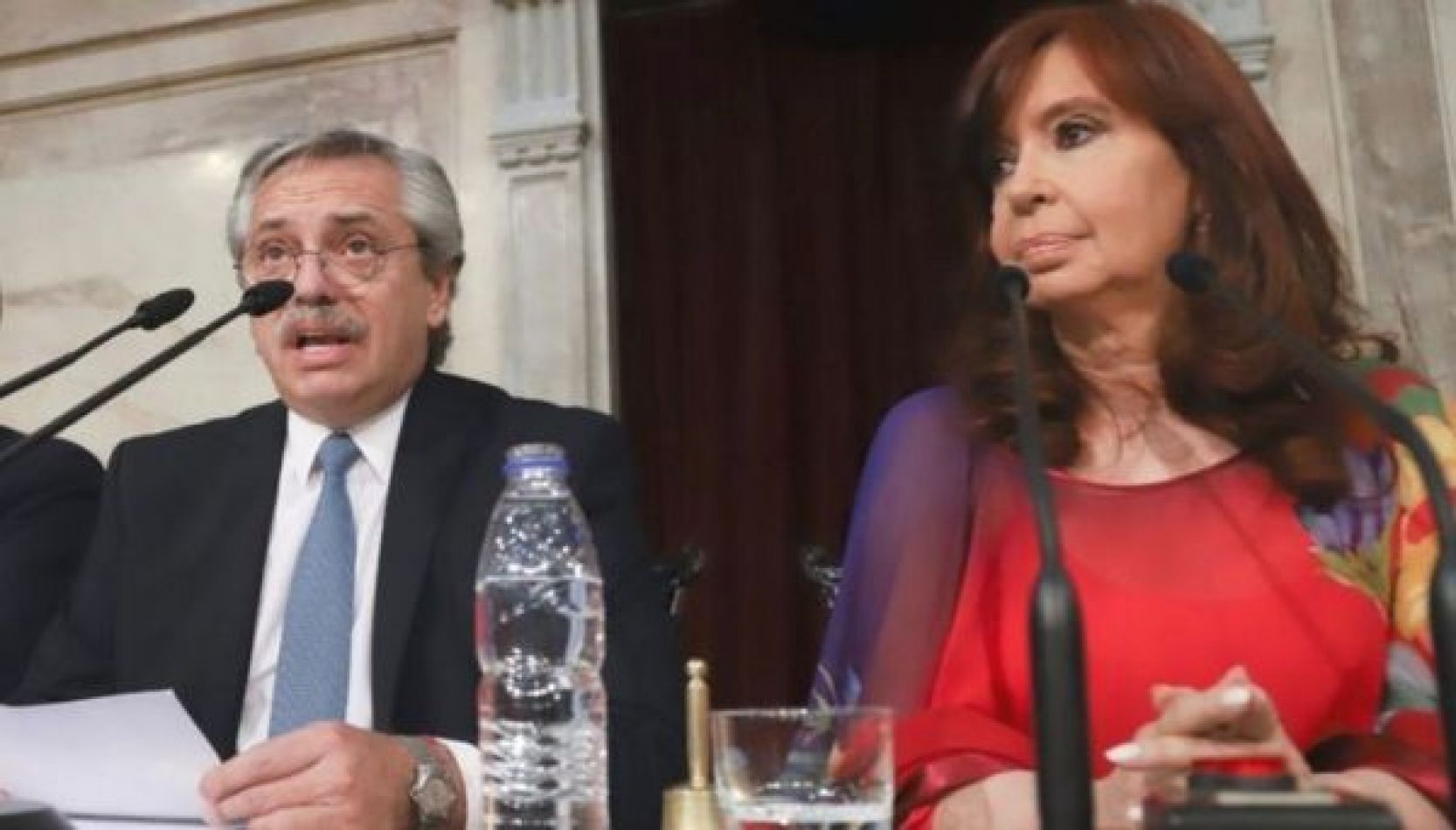Alberto Fernández encabeza la Asamblea Legislativa junto a Cristina Kirchner y la interna oficial como telón de fondo
