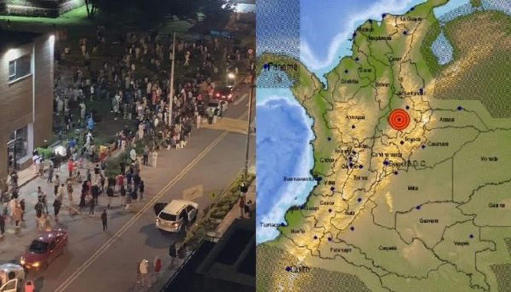 Un temblor de magnitud 5,9 sacudió a Colombia